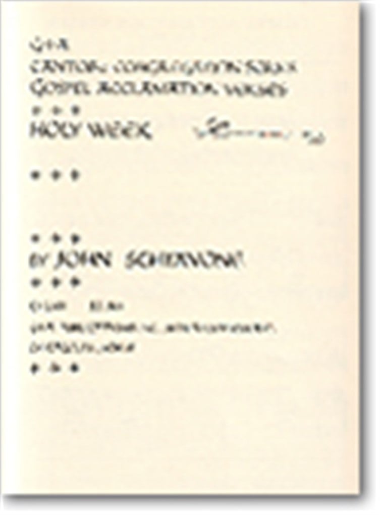 Gospel Acclamation Verses Holy Week